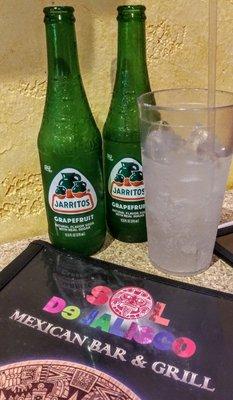 Grapefruit Jarritos - refreshing!