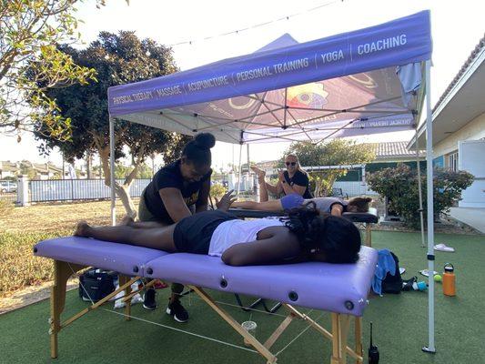 Sports massage