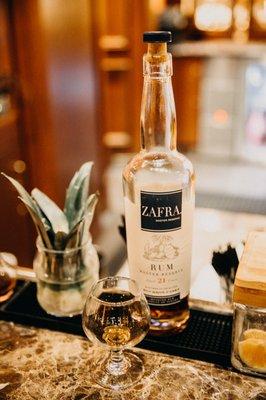 Zafra Rum 21 Year - Real great smokey flavor... Had an Old Fashioned w/this = AMAZING!