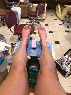 Loving my Pedicure!