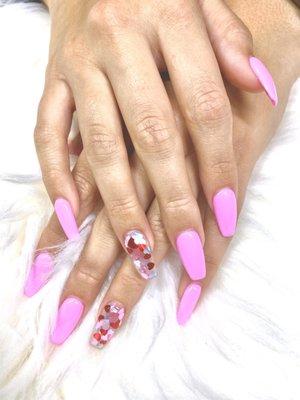 Pink pretty nails