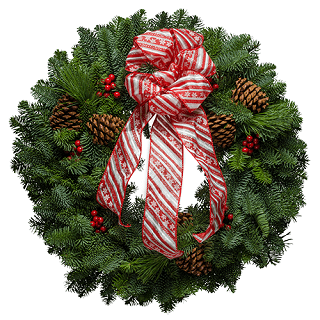 North Pole Christmas Wreath