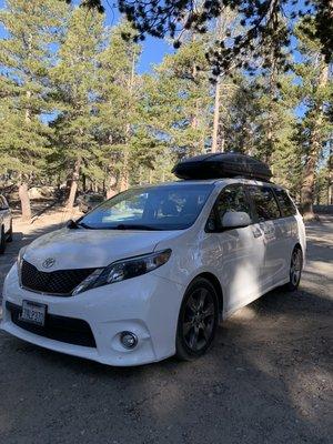 Road trip in Mammoth Lakes with the family in the Toyota Sienna!