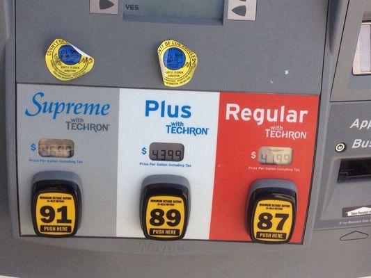 FULL SERVE pump prices