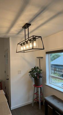 Light fixture install