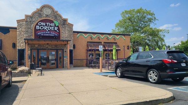 Exterior view of restaurant in Avon