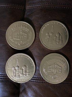 Huge chocolate coins