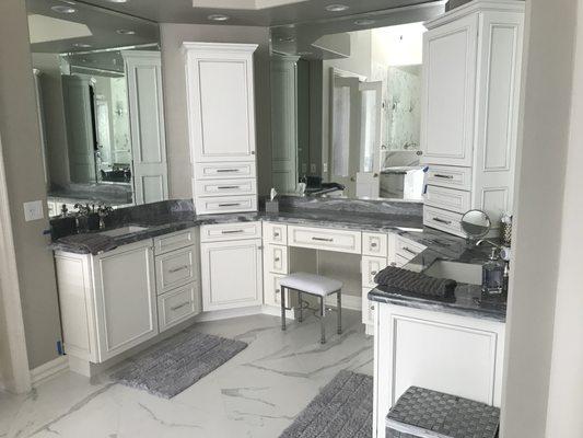 A Sleek Modern Vanity Area