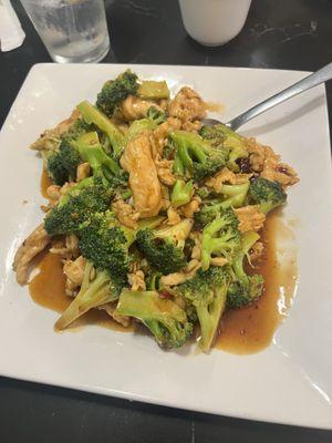 Chicken and broccoli