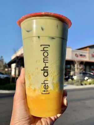 Mango Matcha Latte