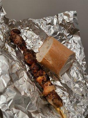 $4 Chicken Skewer with Lemon and Oregano