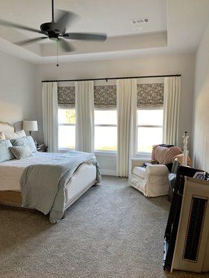 Custom Draperies and Roman Shades by SmartLooks Window & Wall Decor