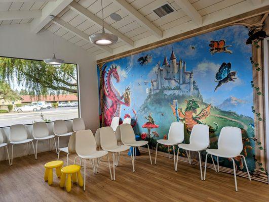 Welcome to our waiting room, where your storybook smile begins!