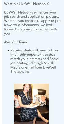 LiveWell NetWorks: Career Alerts