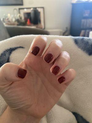 3 weeks after getting a gel manicure