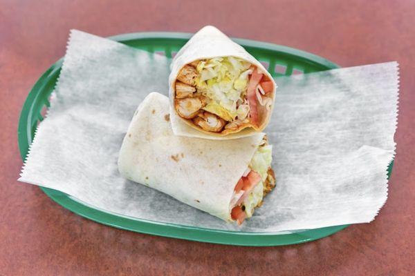 Buffalo chicken wrap