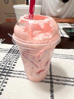 Fresas con crema