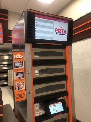 The pizza portal. Pick up pizza here.