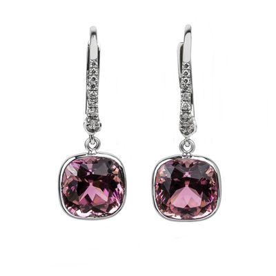 pink tourmaline earrings