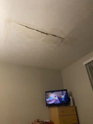 Water intrusion from Hurricane Helene