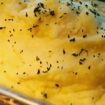 Garlic herb potatoes