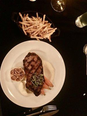 My Strip with Truffle Parmesan Fries