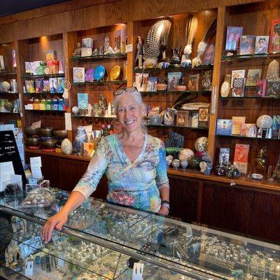 Shop owner Susan.