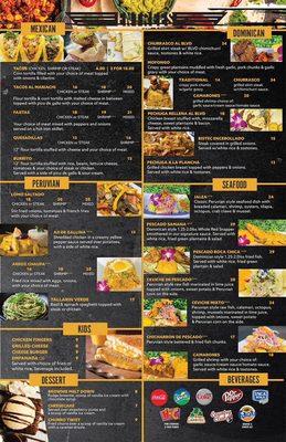 Our menu