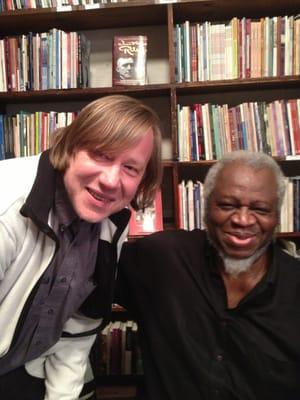 Philip Nikolayev and Ifeanyi Menkiti at the Grolier