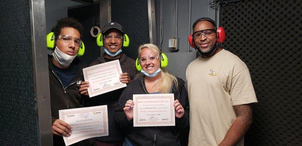 All in the family. Great day at the range.