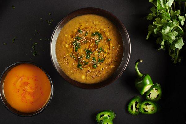 Lentl & Butternut Squash Soups