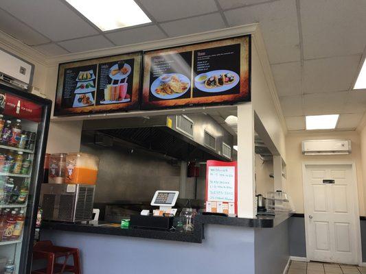 New menu tv screens