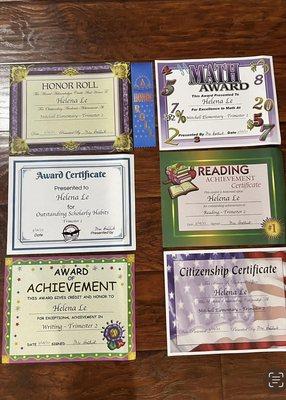 Wow so many awards in one trimester!