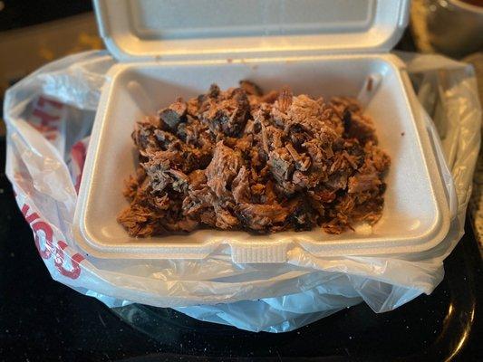 Pound of nummy chopped brisket!