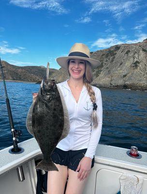 The halibut I caught