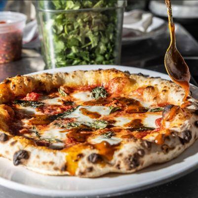 Masala Margherita on Pizza Napoletana Dough