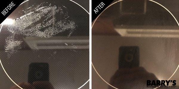 Before & After - Ceramic Glass Cooktop Rescue