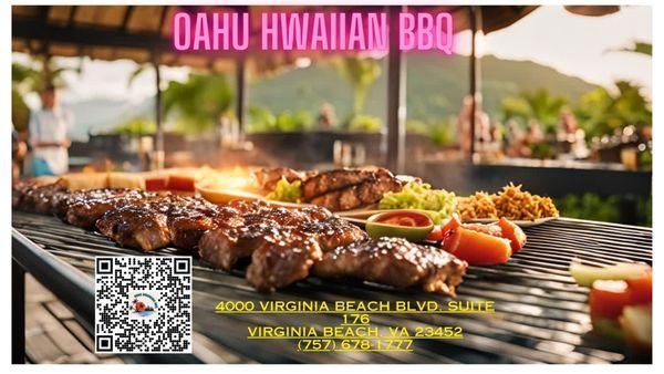 Savor the flavors of paradise at Oahu Hawaiian BBQ! Our BBQ dishes are hot off the grill and bursting with flavor. From juicy teriyaki