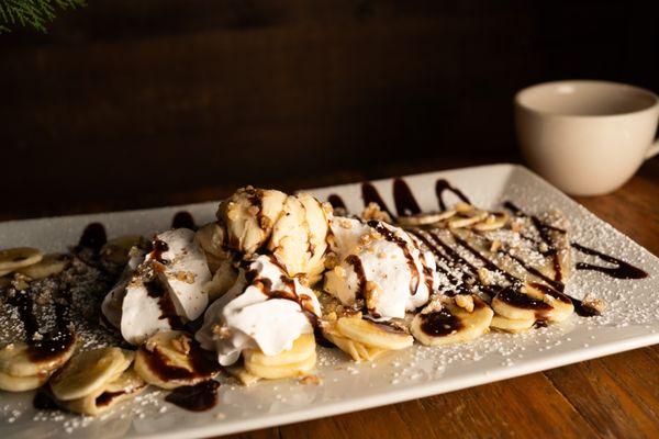 Banana Split Crepes