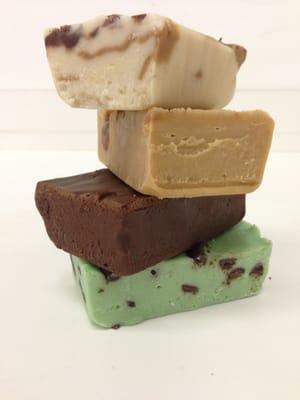 Homemade fudge variety