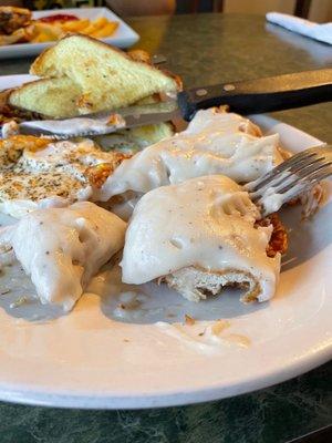 Sliced up chicken fried chicken. 5 out of 5 for me.