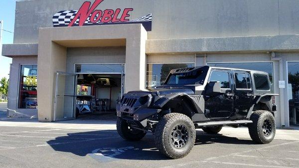 New Jeep with Fab Four Grumper and fenders