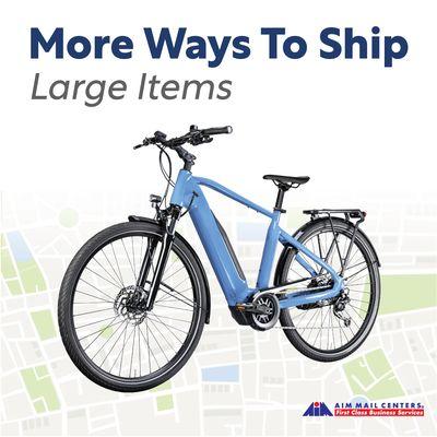 Ship your large oversized items with us!