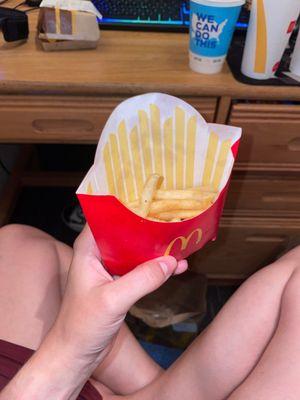 "Medium" fries