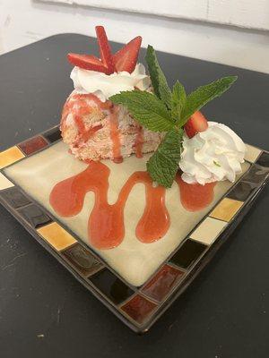 Strawberry Roll!Dessert of the week specials change weekly