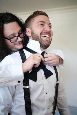 Groom + Best Man moments from a wedding we recently shot at Jericho Terrace