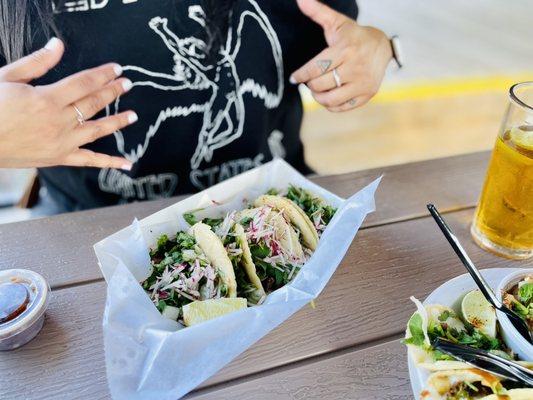 Bistec Tacos Lunch Plate