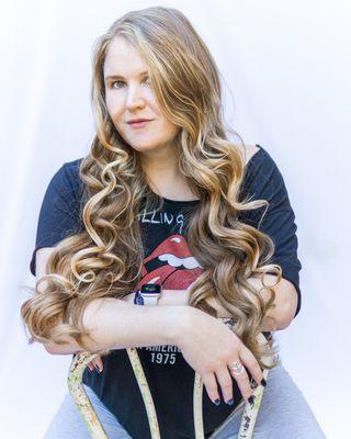 Face Frame Balayage on Long Thick hair.