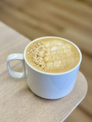 Toffee Butter Hot Latte - Winter Menu Drink