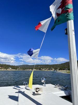 Beautiful day for a cruise of the lake!